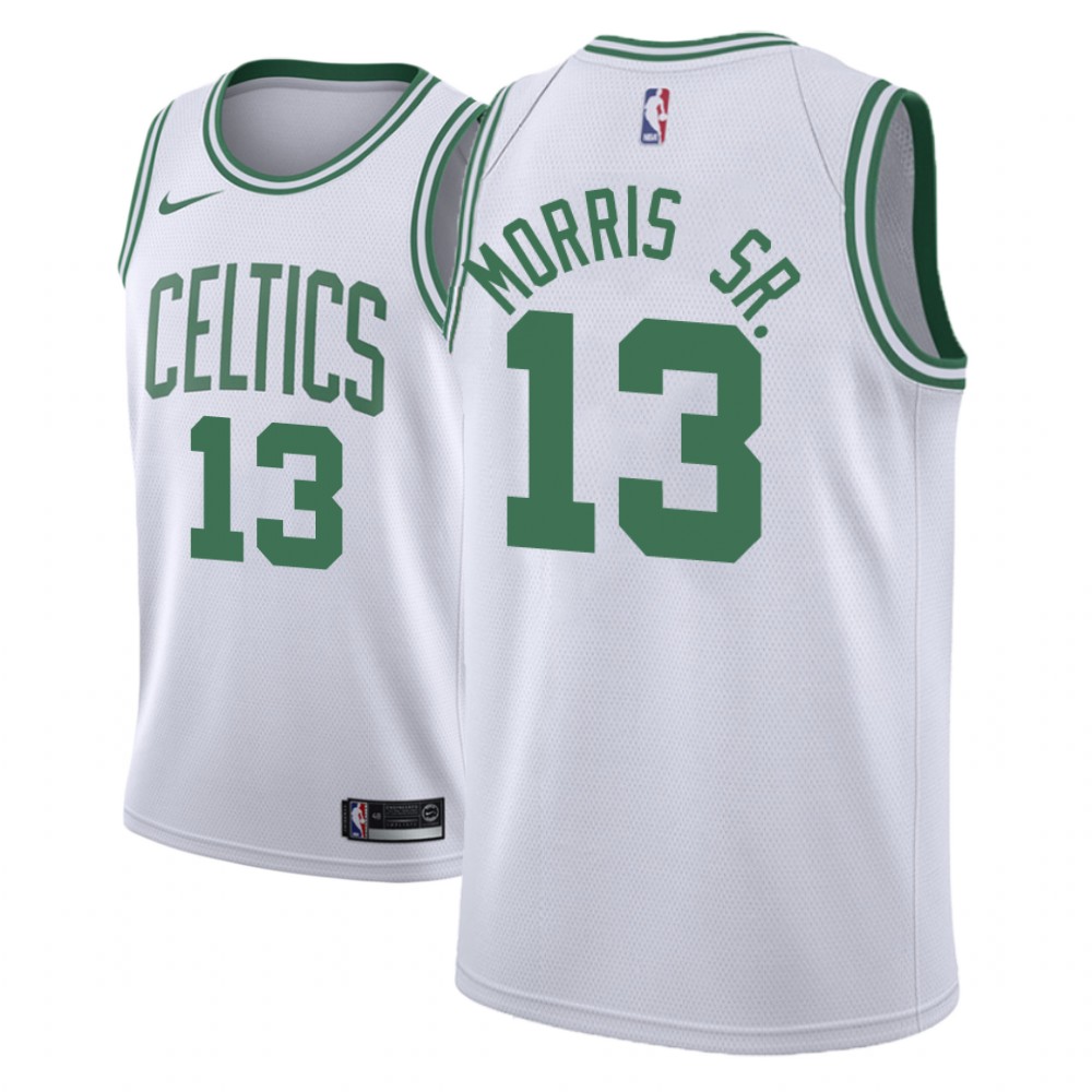 Youth Boston Celtics Marcus Morris #13 Swingman Sr. Association White Jersey 2401DEIK